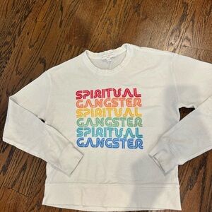 Spiritual Gangster White Crewneck